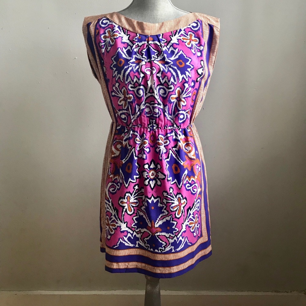 LOFT Bold Print Dress XS